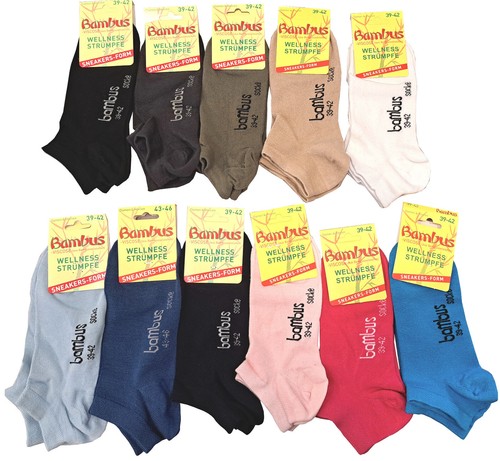Bambus socken sneaker schwarz - socken,