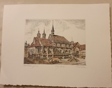 Original Radierung Göttinger