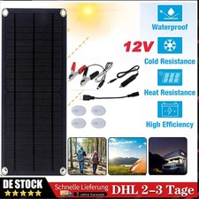 12V Solarpanel Ladegerät 50W