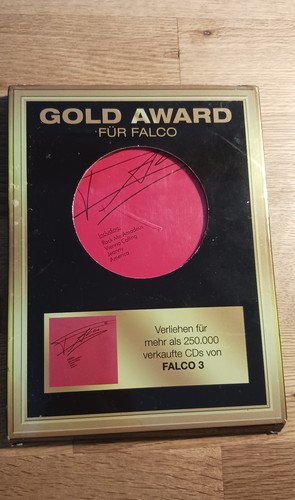 Gold award falco cd - gold,