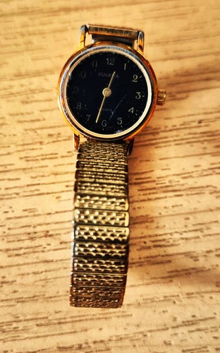 Dugena armbanduhr schwarz gold - dugena,