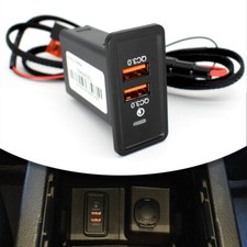 Auto Schnell QC3.0 Ladegerät Handy Steckdose mit Dual USB Ports 12V Für VW/ SEAT