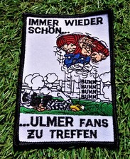 Anti Aufnäher +IMMER WIEDER+ Fan Weste Kutte Patch für Sammler Stadion kein Pin