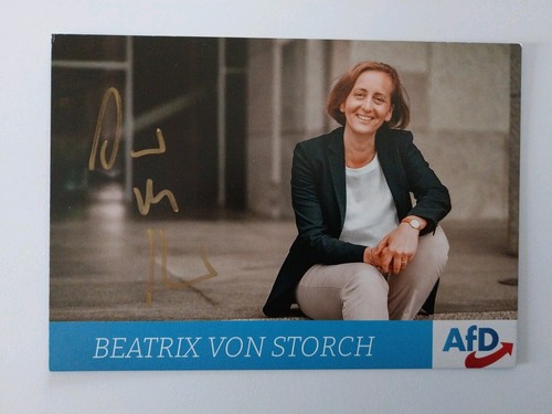 Beatrix von storch autogramm - beatrix,