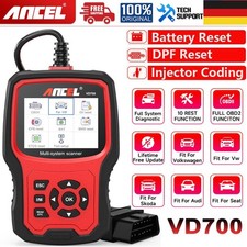 🔥 Ancel VD700 Pro Profi KFZ Diagnosegerät Auto OBD2 Scanner EPB DPF Für VAG