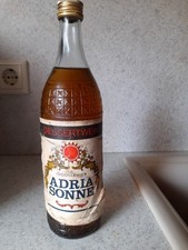 alte DDR Dessertwein Flasche -Adria Sonne - ungeöffnet 0,7l