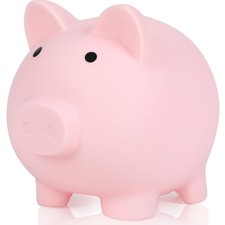 Rosa kinder sparschwein - sparschwein, aus