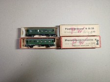 2 PIKO Personenwagen "Donnerbüchsen" der DR, Spur n, OVP