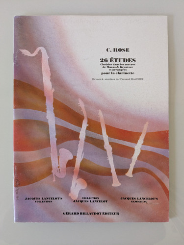 Etudes pour clarinette - pour, la