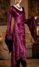 Zipfel samtkleid maxikleid - zipfel,
