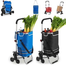 56 Liter Einkaufstrolley Treppensteiger mit Kühlfach Einkaufsroller Klappbar DHL