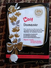Wolf Damast Bettwäsche 4 TLG