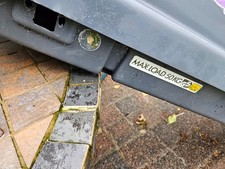 Skibox /für Autodachträger,L=2,40m,B=0,45m,silbergrau,ohne Trägersystem