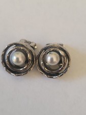 Perli  925er Silber Ohrclips