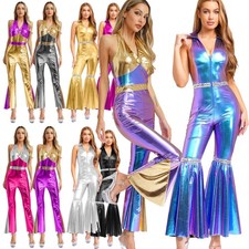 Damen Disco Outfit 70er 80er