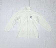 Weiße damen fleecejacke - fleecejacke, in