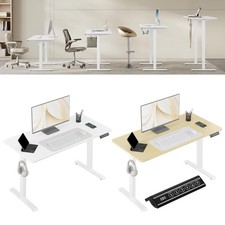 WOLTU Höhenverstellbarer Schreibtisch Elektrischer 120x60 cm mit Memory-Funktion