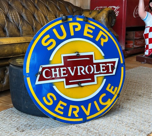 Chevrolet super service schild - super,