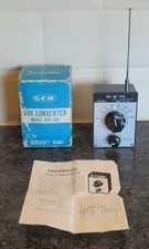Vintage Fantovax VHF-105 Flugzeug Band Frequenzumrichter Boxed & Anleitung