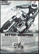Münch 4, originale Werbung aus 1973  " Ketten-Reaktion "