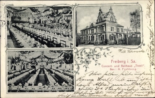 Freiberg sachsen - ak,