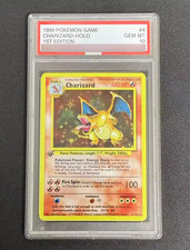Pokémon Karte Charizard Glurak From Base Set 1st Edition 4/102 EN !BITTE LESEN!