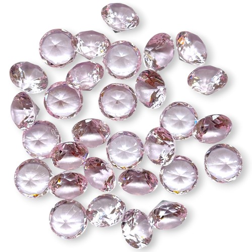 Deko brillanten rosa - rosa, 19mm