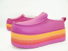 UGG Urseen Platform Plateau Slipper Lammfell Unisex Schuhe Leder Gr.47 Multi