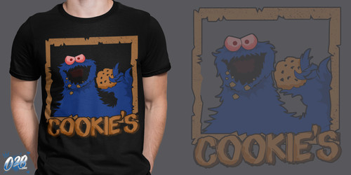 Krümelmonster shirt keks - krümelmonster,