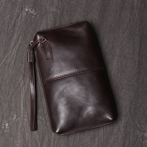 Herren leder clutch geldbörse - leder,