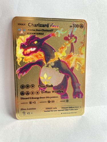 Charizard pokemon metall karte - charizard,