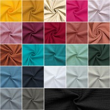 Musselin Double Gauze Meterware Öko-Tex 130cm breit Musselinstoff Baumwollstoff