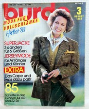 burda Mode für Vollschlanke 3/1988