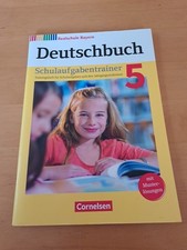 Deutschbuch Schulaufgabentrainer 5 Realschule Bayern Cornelsen