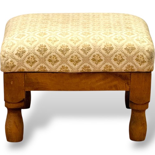 Vintage polsterhocker - vintage,