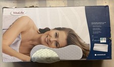 VitaLife 60x30x10/8 cm Visco-Airschaum Nackenstützkissen