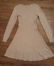 elfenbeinfarb. Strick-