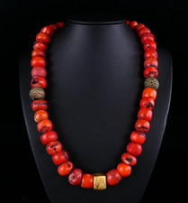 Massive Korallenkette Vintage