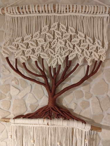 Makramee lebensbaum tree - makramee, of