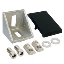 10x Eckwinkel Nut 8 40x40