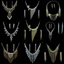 2-tlg Schmuckset Brautschmuck