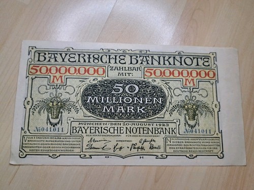 Bayerische notenbank 1923 - bayerische,
