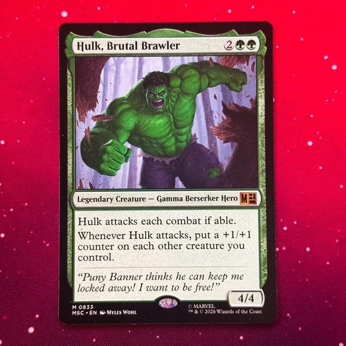 Hulk brutal brawler mtg msc - hulk,,