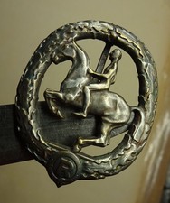 Reiterabzeichen silber Lauer Nürnberg-Berlin