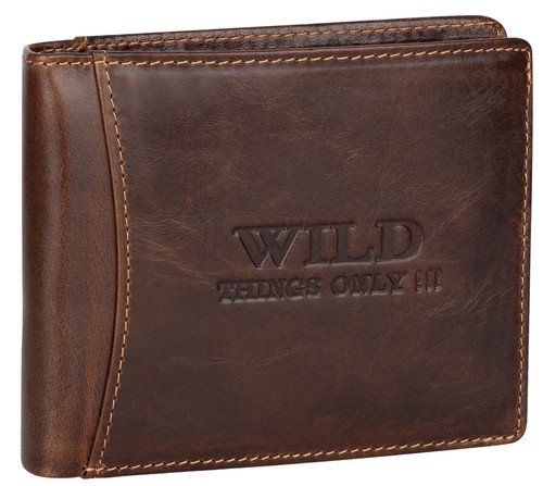 Rfid echt leder portemonnaie - leder,