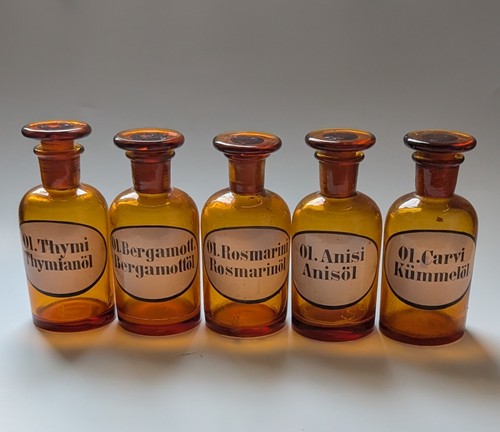 Alte apothekerflaschen mit - alte,