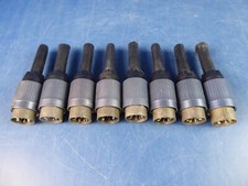 8 x RFT  "  KUPPLUNGSSTECKER TYP 6-12-A1  "  NEU. SERIE 6/45.