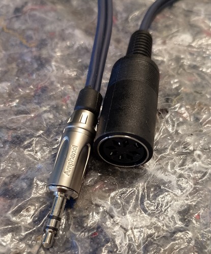 Din polig adapter 5 - din,