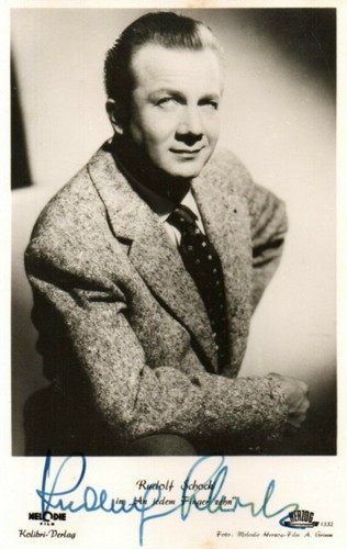 Autogramm rudolf schock - autogramm,