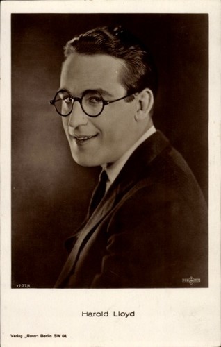 Schauspieler harold lloyd - ak,